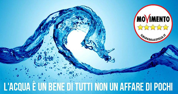 L'acqua è un bene di tutti non un affare di pochi