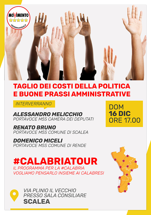 Domenica 16 il #CalabriaTour farà tappa a Scalea