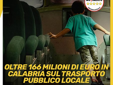 Oltre 166 milioni in Calabria sul Trasporto Pubblico Locale