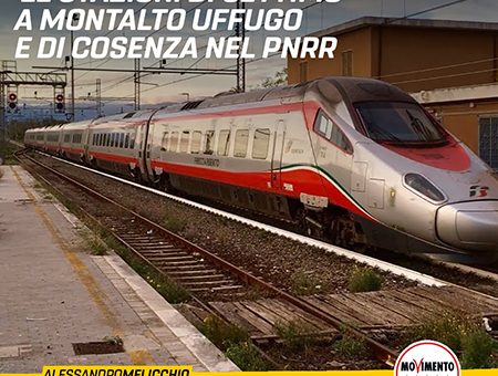 RETI FERROVIARIE: LE STAZIONI DI SETTIMO DI MONTALTO E COSENZA NEL PNRR