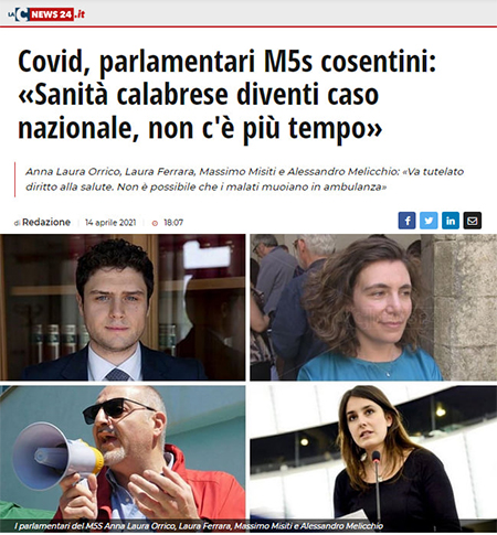 SANITÀ CALABRESE: DIVENTI CASO NAZIONALE, NON C’È PIÙ TEMPO