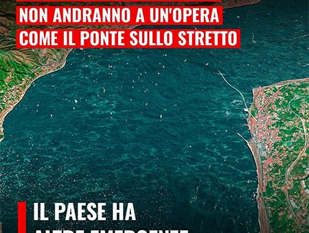 I SOLDI DEL RECOVERY PLAN NON ANDRANNO AD UN’OPERA COME IL PONTE SULLO STRETTO