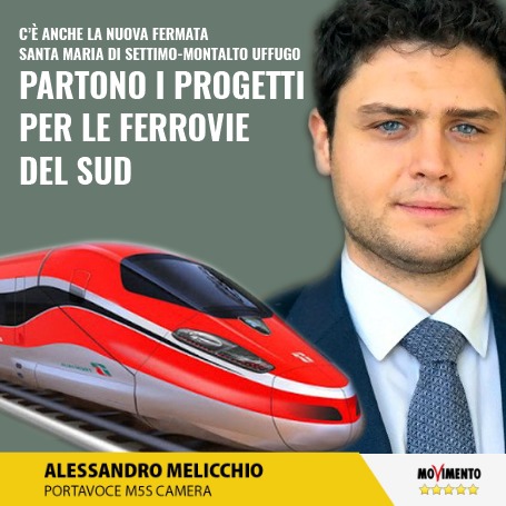 PNRR, PARTONO I PROGETTI PER LE STAZIONI DEL SUD ANCHE PER LA NUOVA FERMATA SANTA MARIA DI SETTIMO-MONTALTO UFFUGO